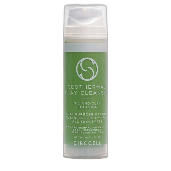 CIRCCELL Geothermal Clay Cleanser – Deep-Cleansing Oil–Clay Emulsion for Soft, Refined Skin - Larger Size - CIRCCELL SKINCARE 